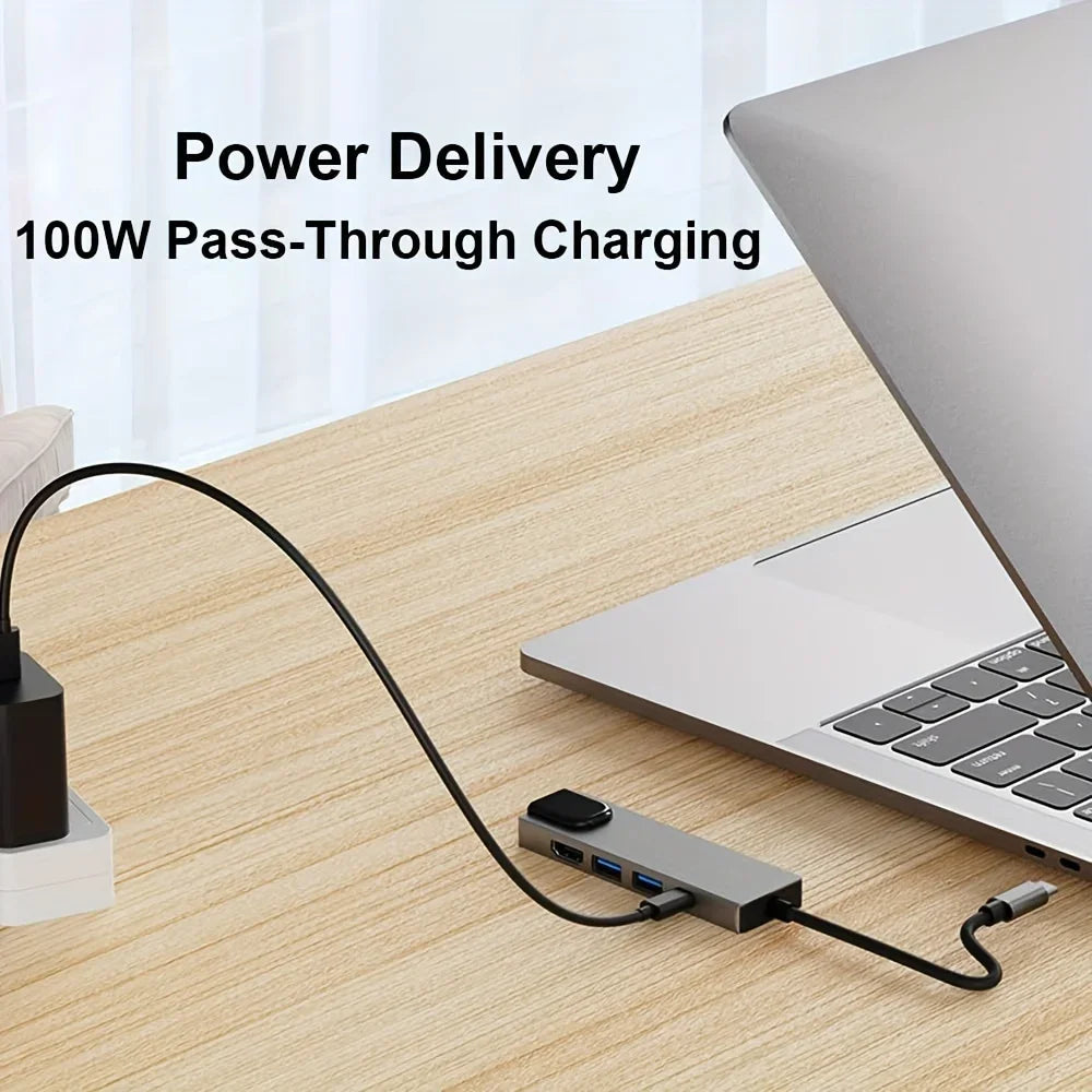 5 in 1 USB C Hub Type C